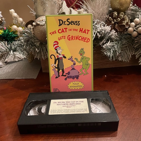 Other Rare Dr Seuss The Cat In The Hat Gets Grinched Vhs Movie
